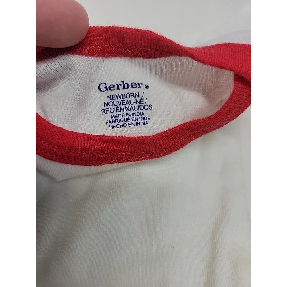 Gerber Boy's Shark Onesie‎ 3-Pack Blue Newborn